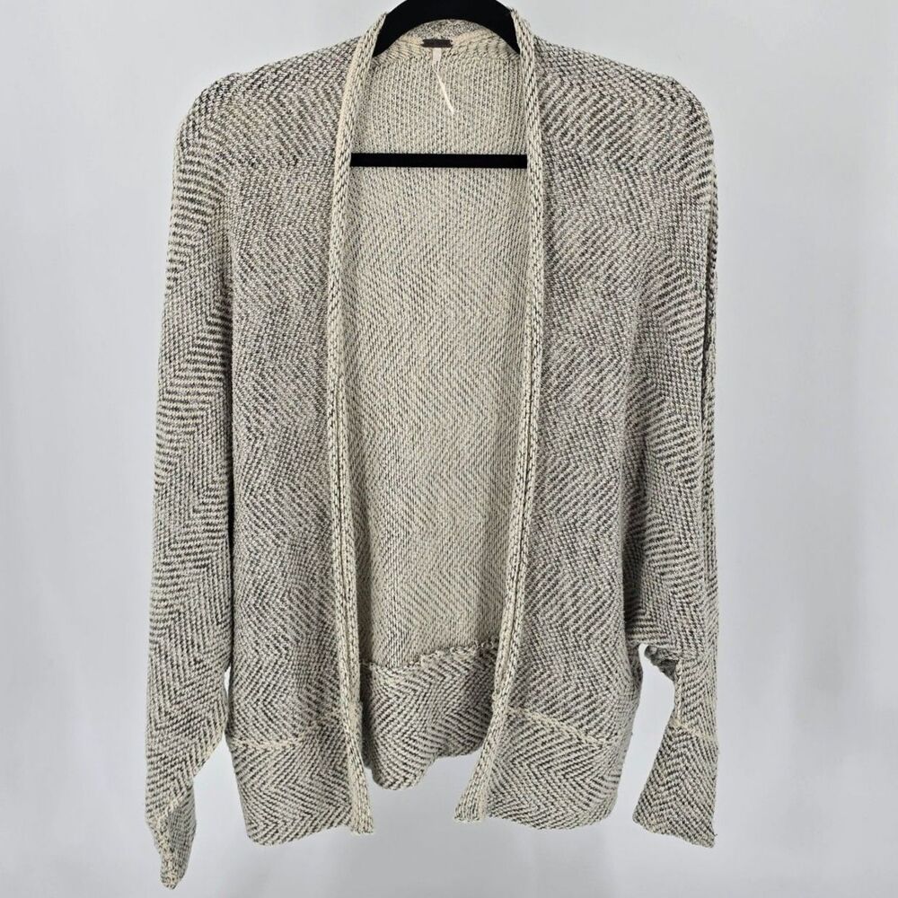 Free People Herringbone Dolman Sleeve Motions Knit Cardigan Size XS